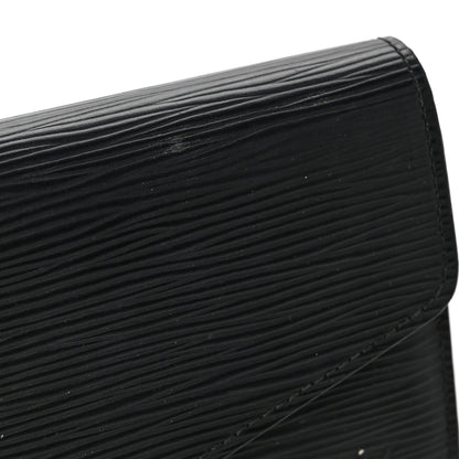 Louis Vuitton Epi Sarah Wallet NM Black 7 of 8