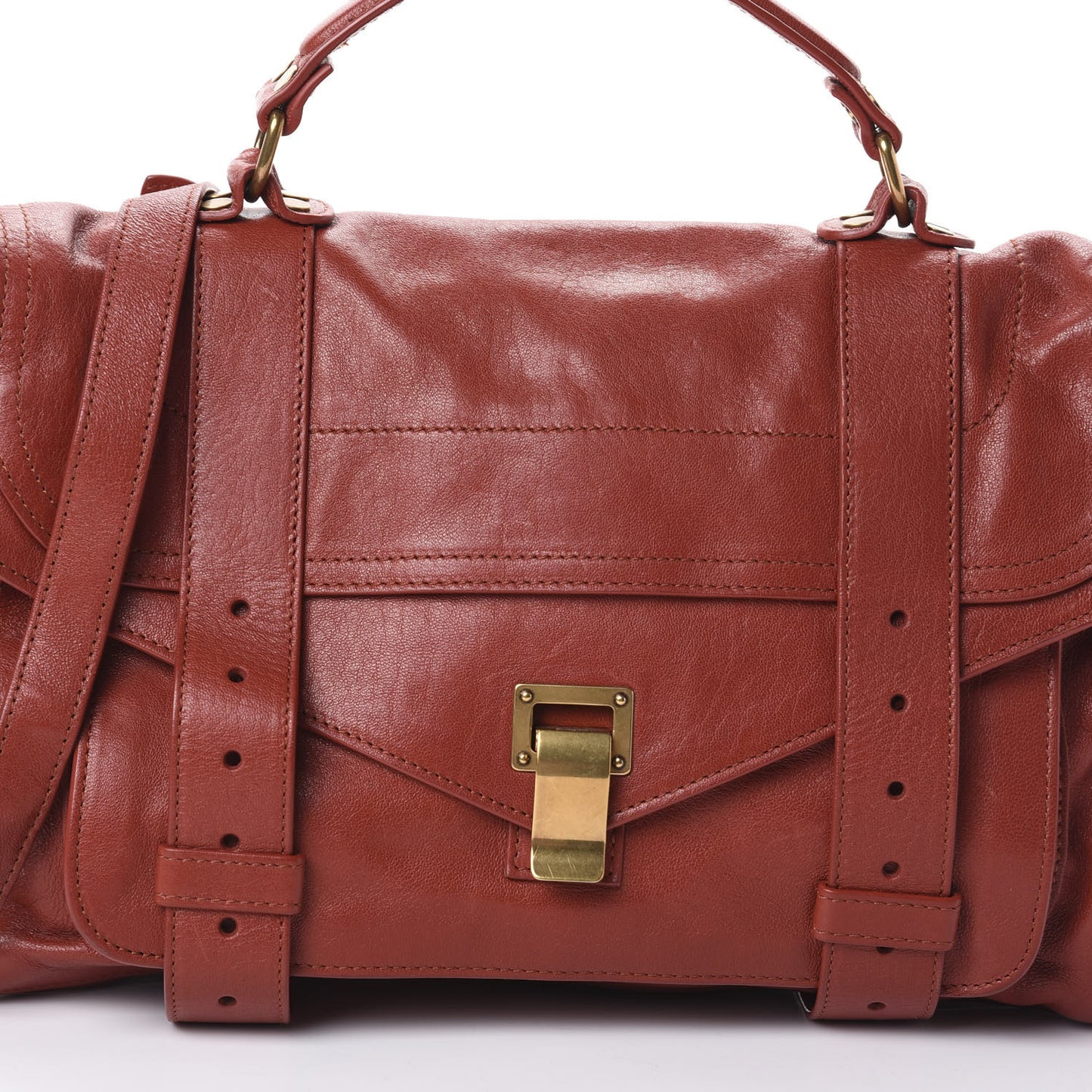 Lambskin Medium PS1 Satchel Paprika