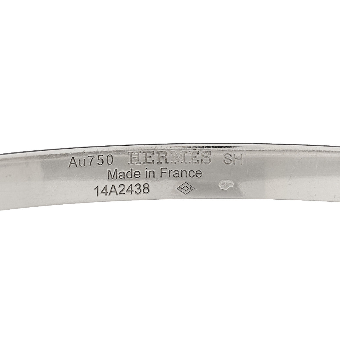 18K White Gold Diamond PM Kelly Bracelet ST
