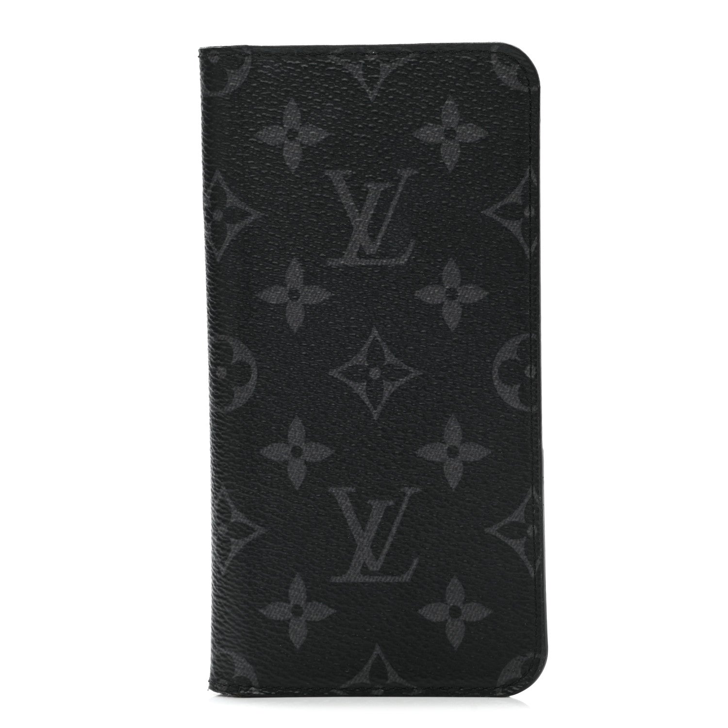 Louis Vuitton Monogram Eclipse iPhone XS Max Folio Case 1 of 6