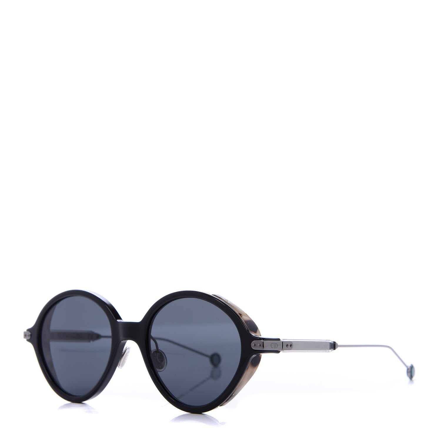 Christian Dior Acetate Umbrage Round Sunglasses Tortoise Black 1 of 7
