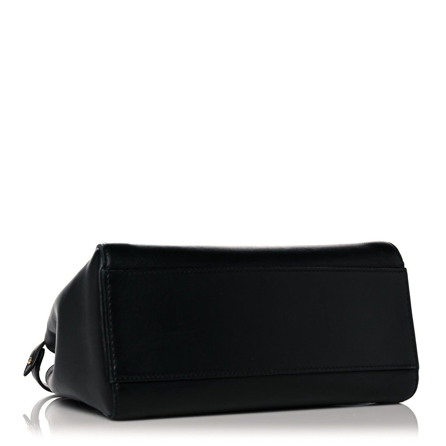 Fendi Nappa Mini Peekaboo Iconic Satchel Black 4 of 13