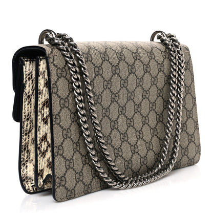 Gucci GG Supreme Monogram Elaphe Elephant Embroidered Small Dionysus Shoulder Bag 3 of 12