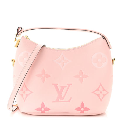 Louis Vuitton Empreinte Monogram Giant By The Pool Marshmallow Hobo PM Bouton De Rose 1 of 10