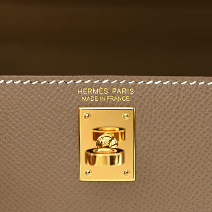 Hermes Epsom Mini Kelly Sellier 20 Etoupe 6 of 11