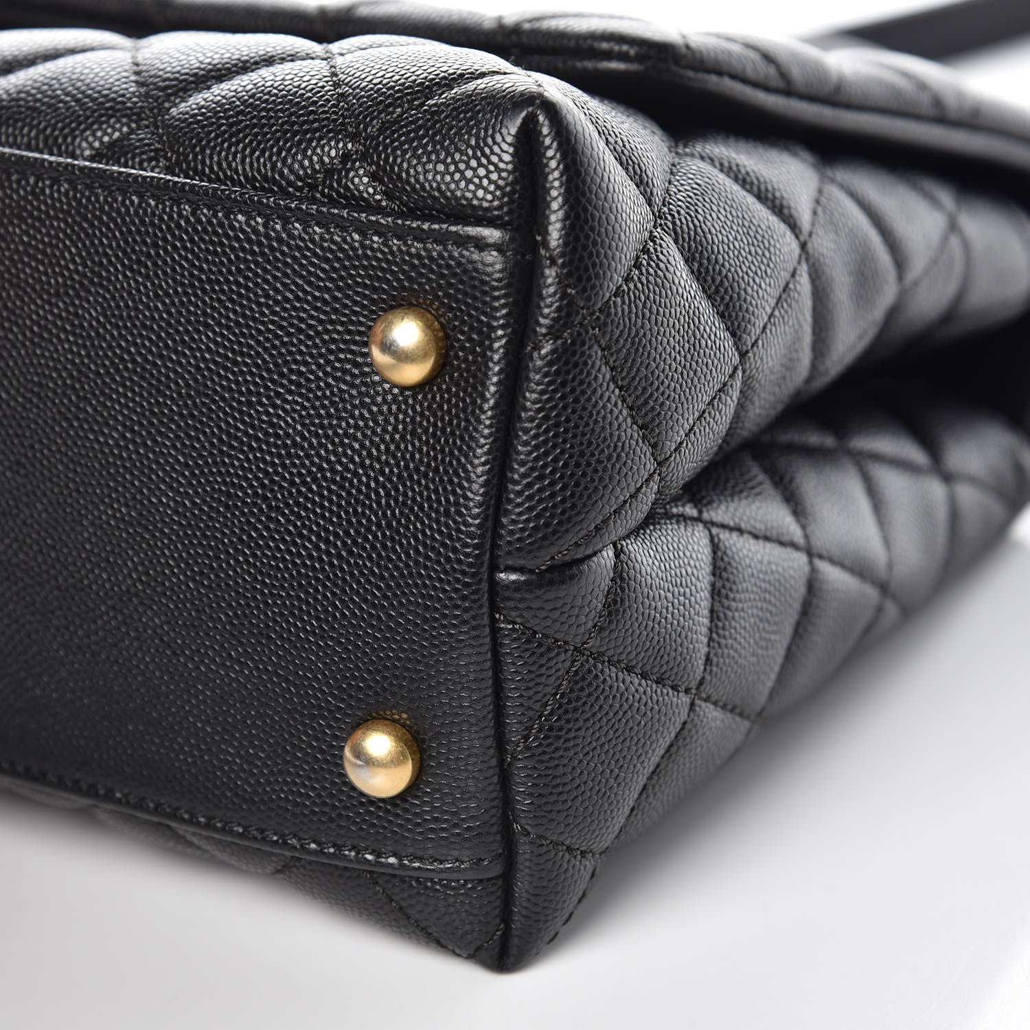 Chanel Caviar Quilted Small Coco Handle Flap Black 9 of 9