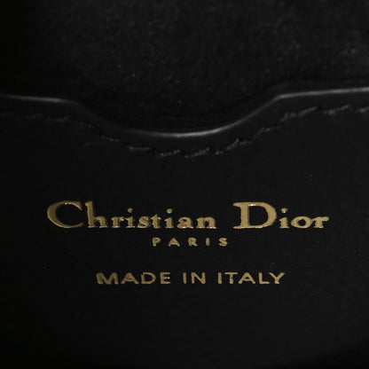 Christian Dior Grained Calfskin Medium Whipstitched Bobby Bag Black 6 of 9