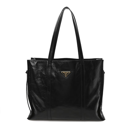 Prada Soft Lux Large Shopping Tote Black 1 of 11