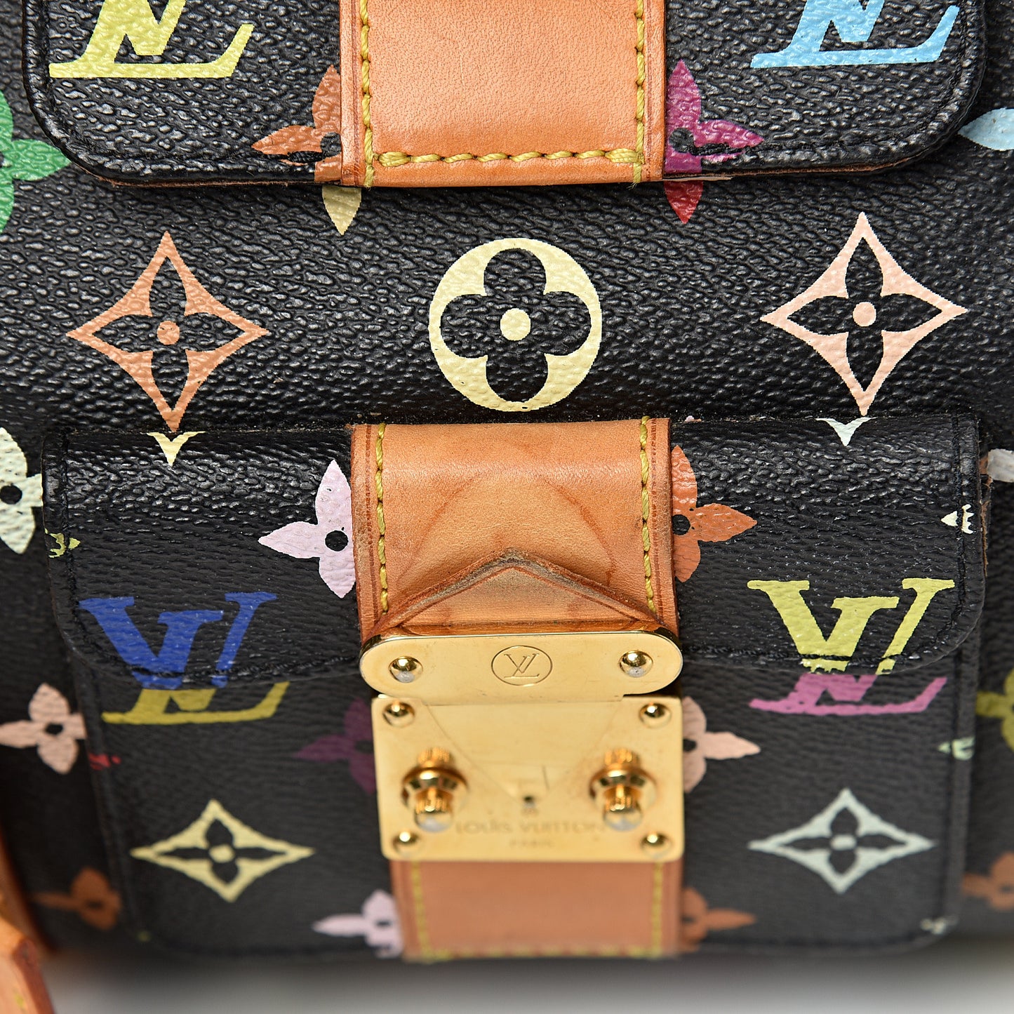Monogram Multicolor Keepall 45 Black