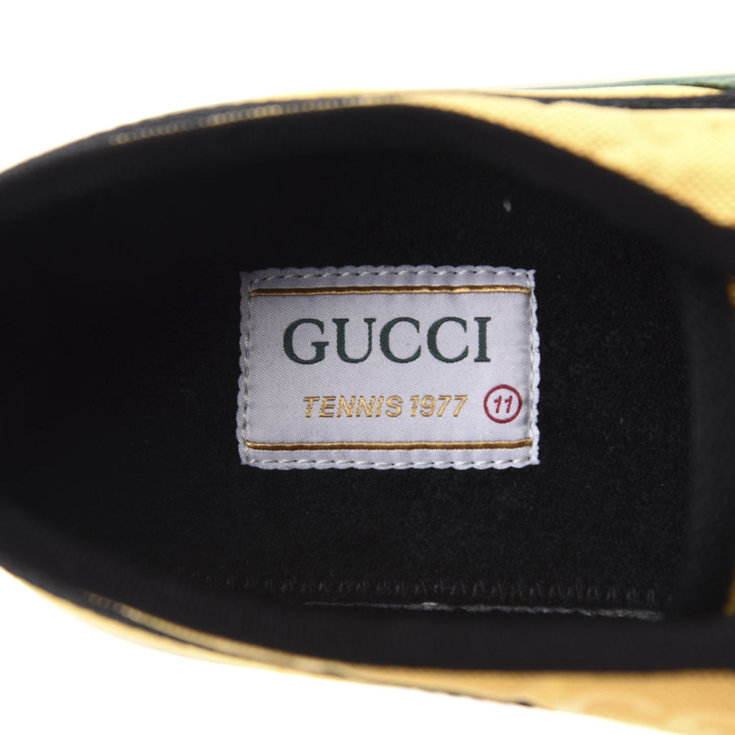 Econyl Nylon Web Monogram Off The Grid Mens 1977 Tennis Sneakers 11 Crop Black