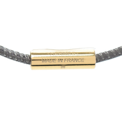 Hermes Lizard Small Monpetitkelly Pendant Necklace Ombre 4 of 4