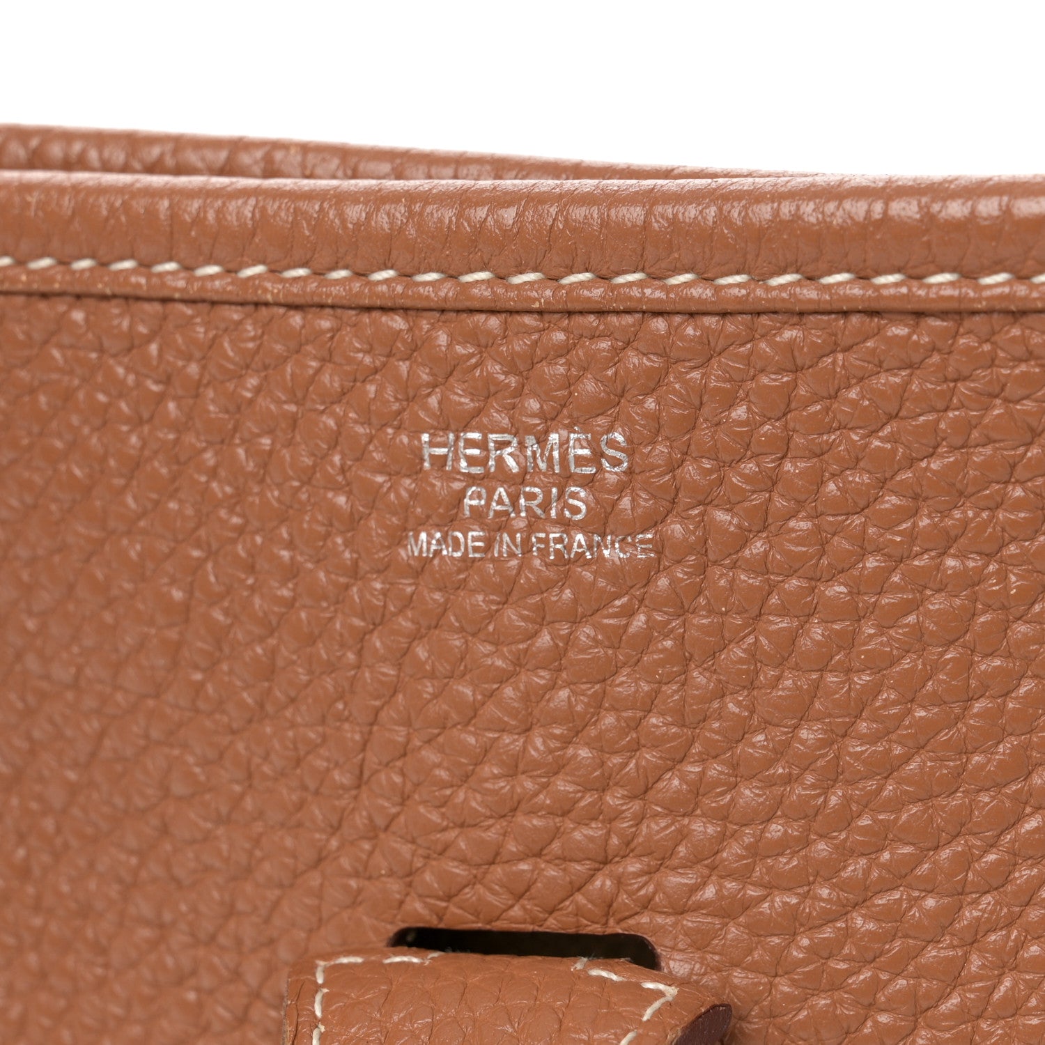 Hermes Taurillon Clemence Evelyne III PM Gold 6 of 14