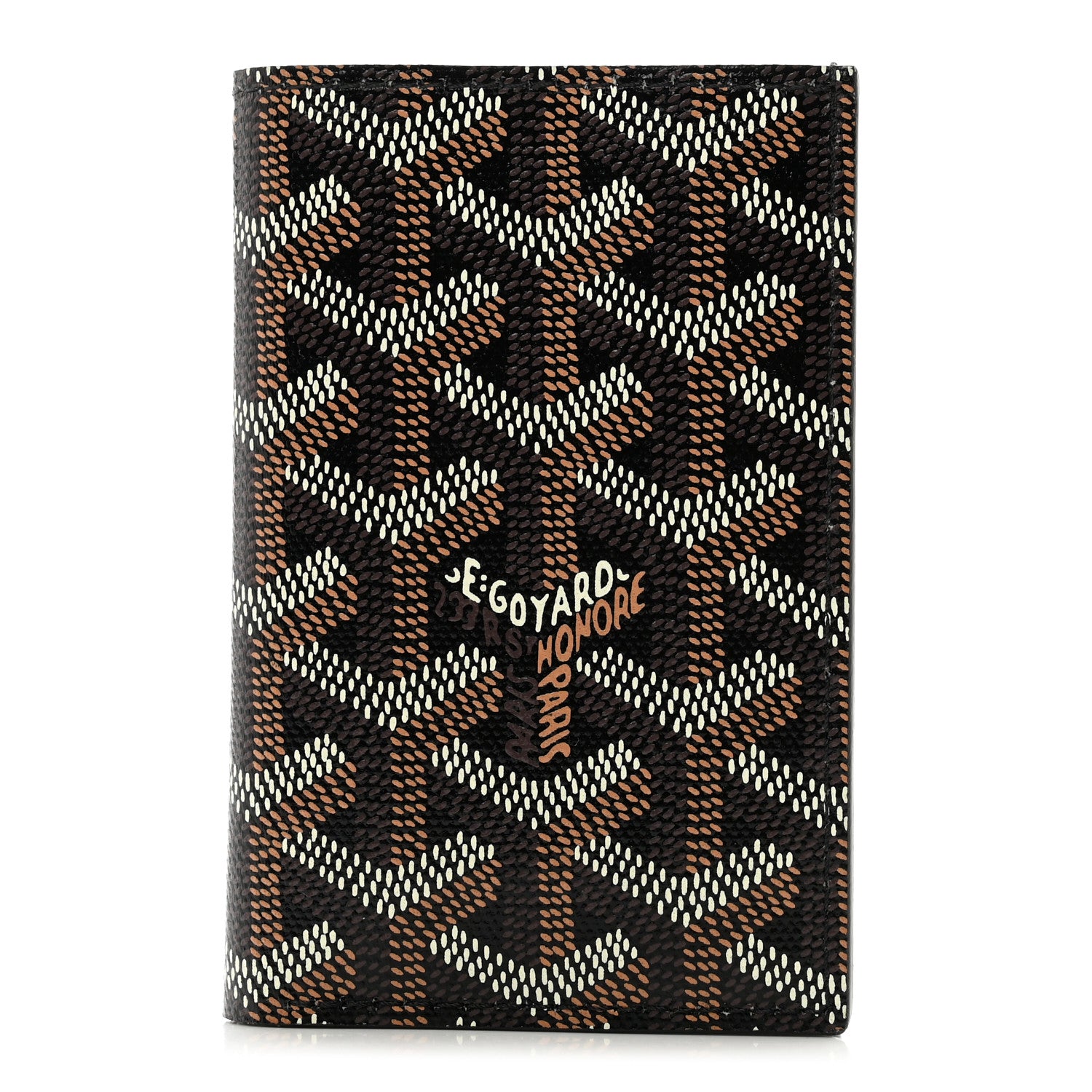 Goyard Goyardine Saint Pierre Card Holder Black 1 of 6