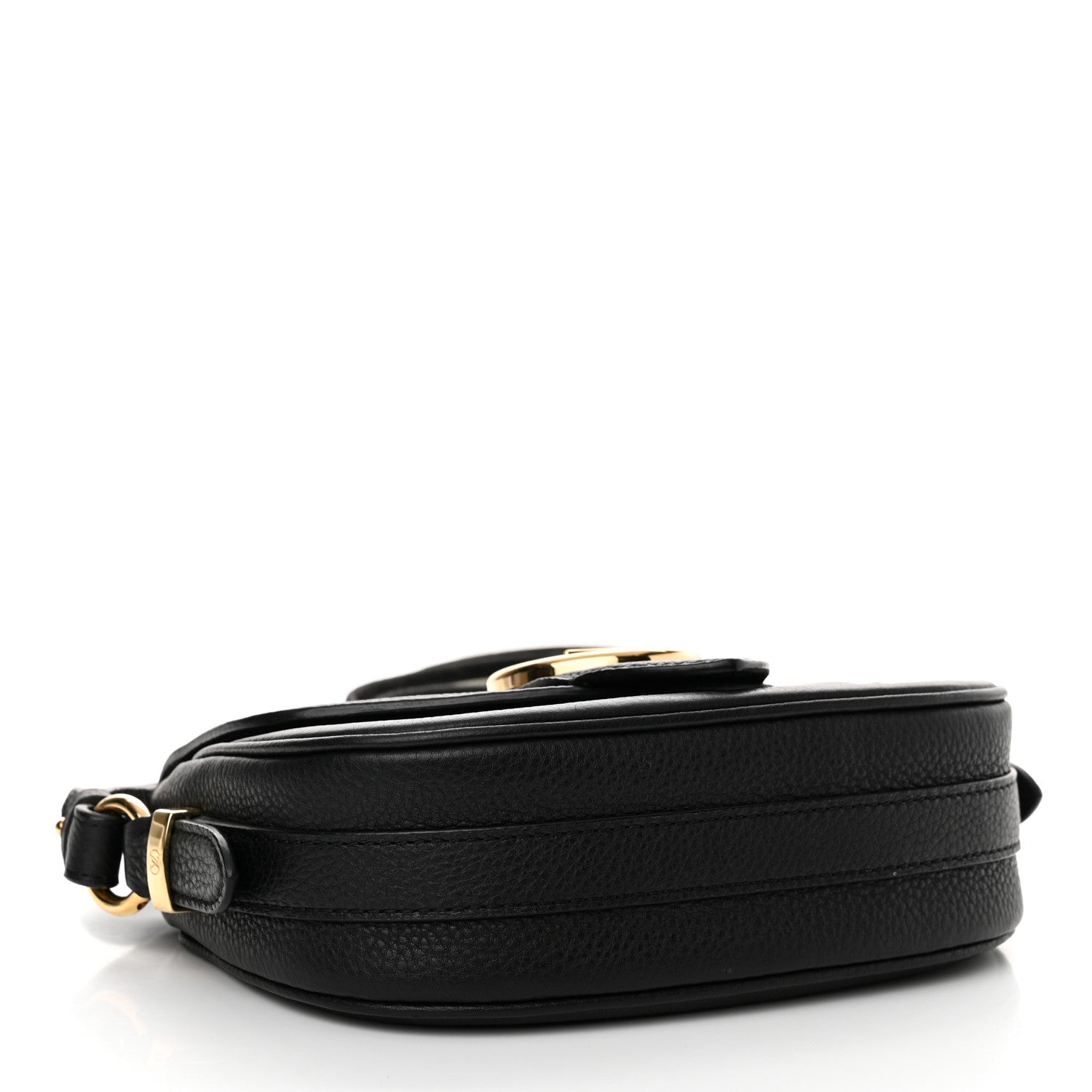 Louis Vuitton Grained Calfskin LV Pont 9 Soft PM Black 4 of 15
