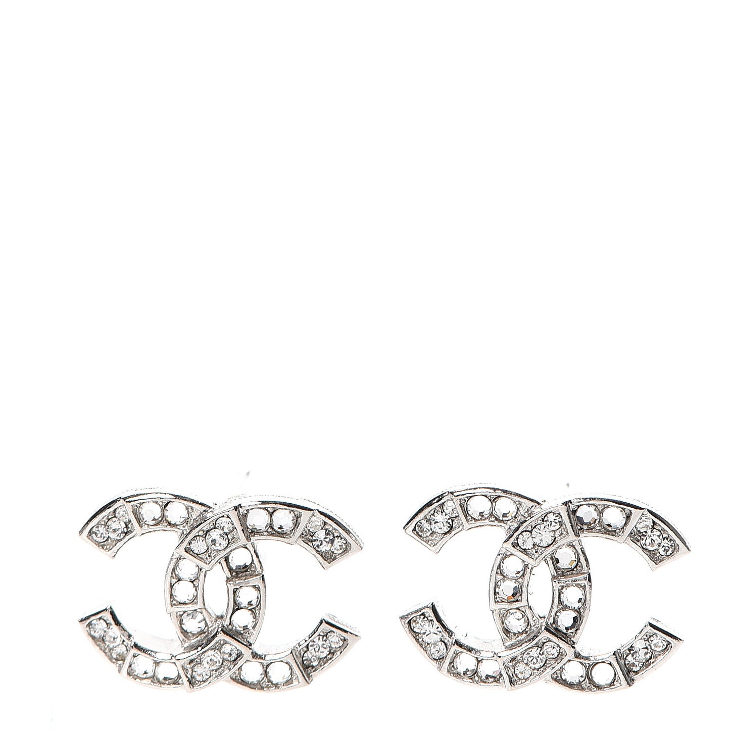 Crystal CC Earrings Gold