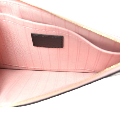 Louis Vuitton Damier Ebene Neverfull MM GM Pochette Rose Ballerine 5 of 6