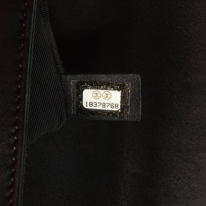 Chanel Lambskin Quilted Large Boy Flap Black 8 of 9