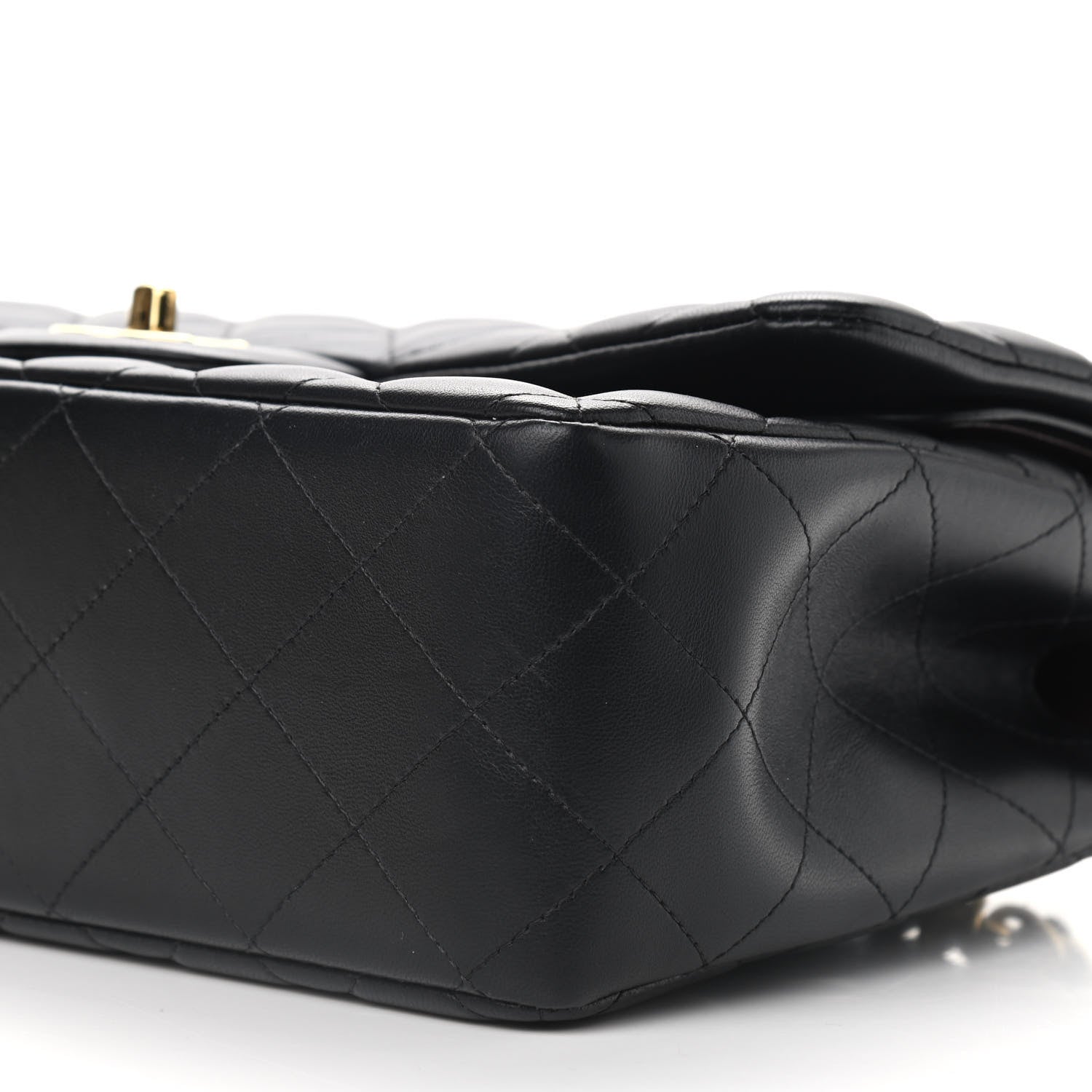 Chanel Lambskin Quilted Jumbo Double Flap Black 11 of 11