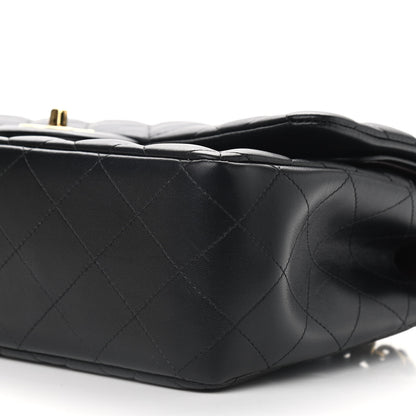 Chanel Lambskin Quilted Jumbo Double Flap Black 11 of 11