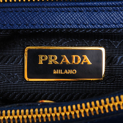 Prada Saffiano Lux Medium Tote Cobalto 6 of 9