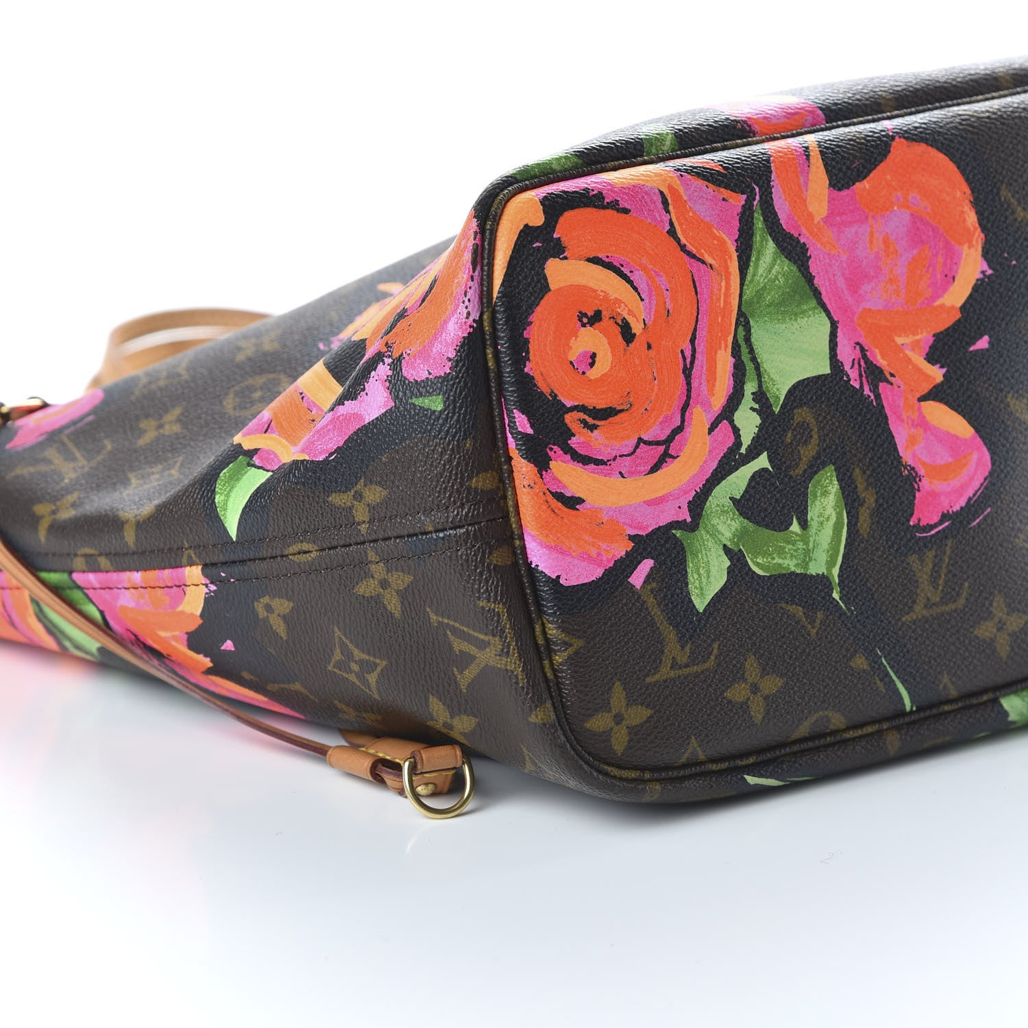 Louis Vuitton Monogram Roses Neverfull MM 6 of 10
