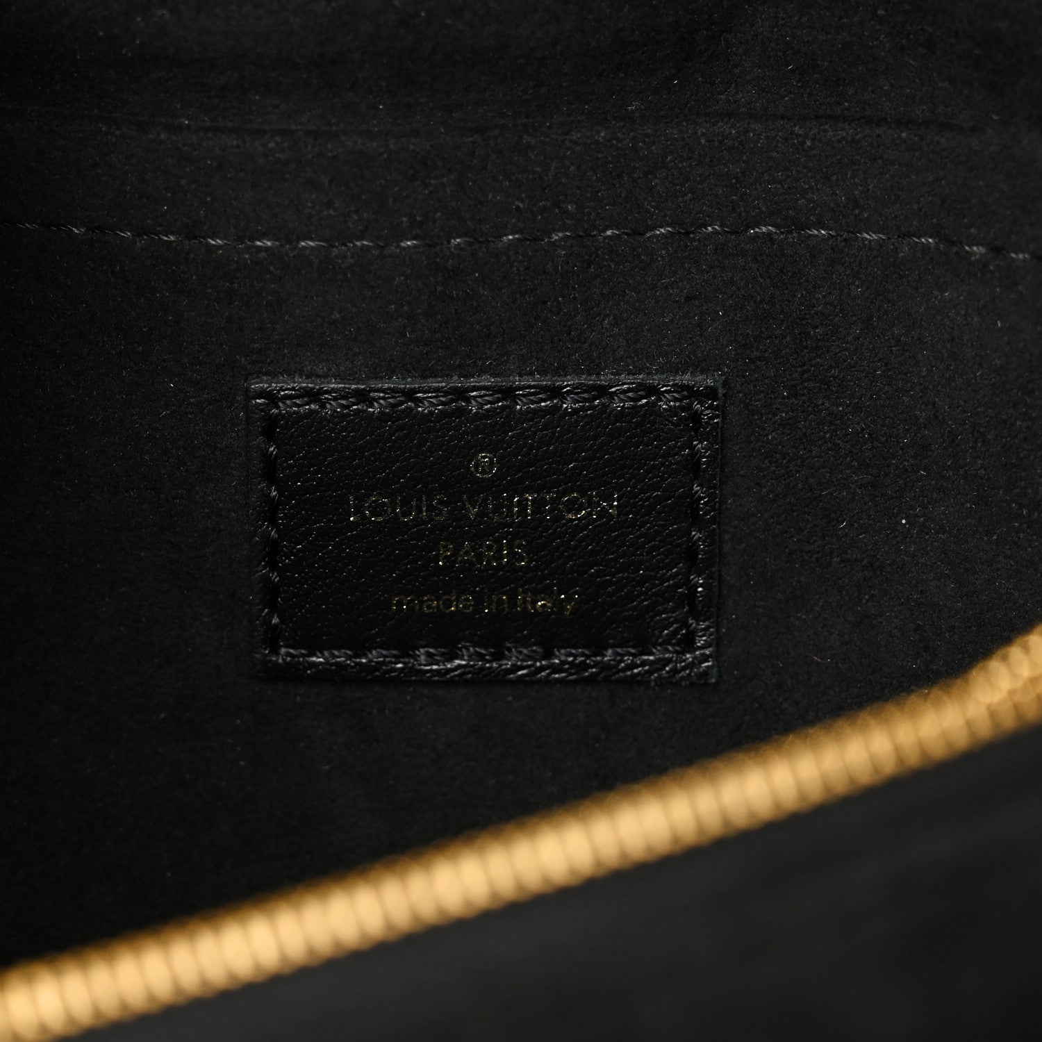 Louis Vuitton Calfskin New Wave Chain MM NM Black 6 of 9