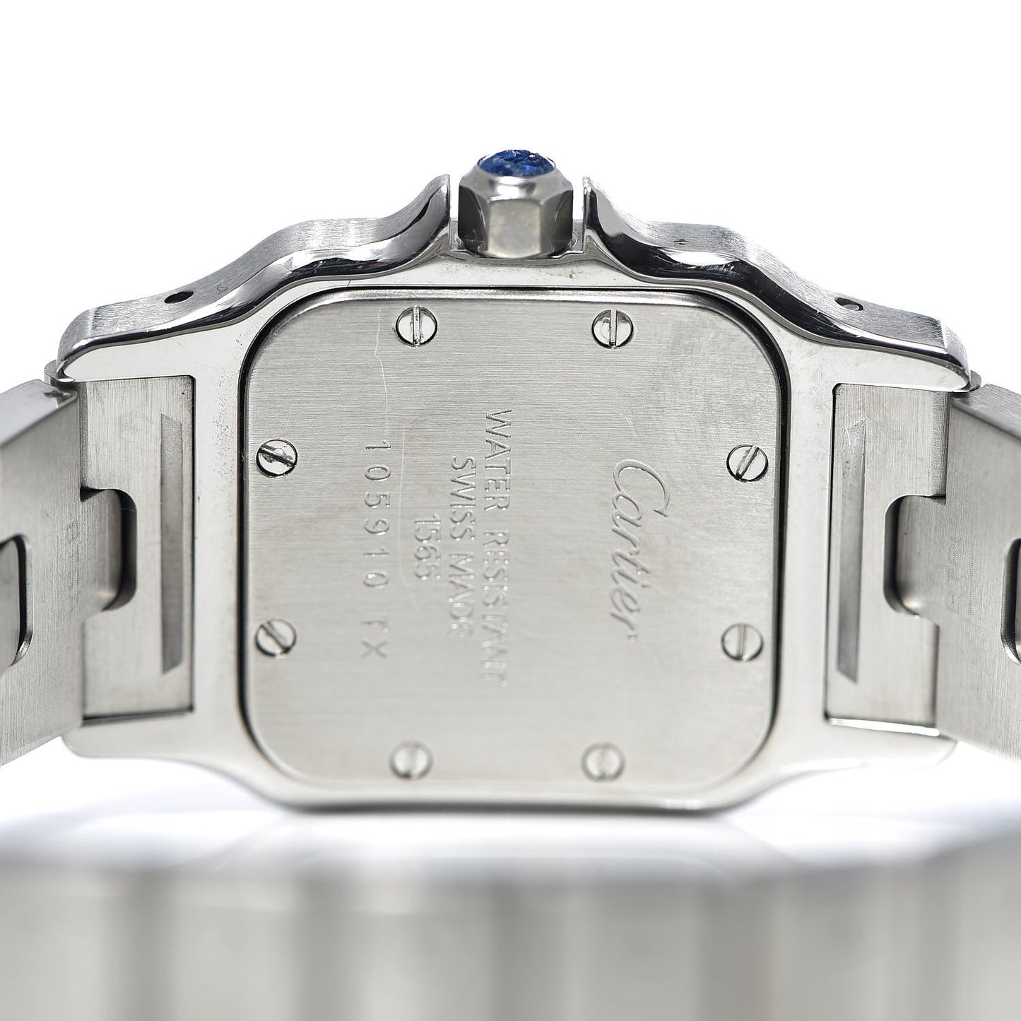 Stainless Steel 24mm Santos de Galbee Quartz Watch