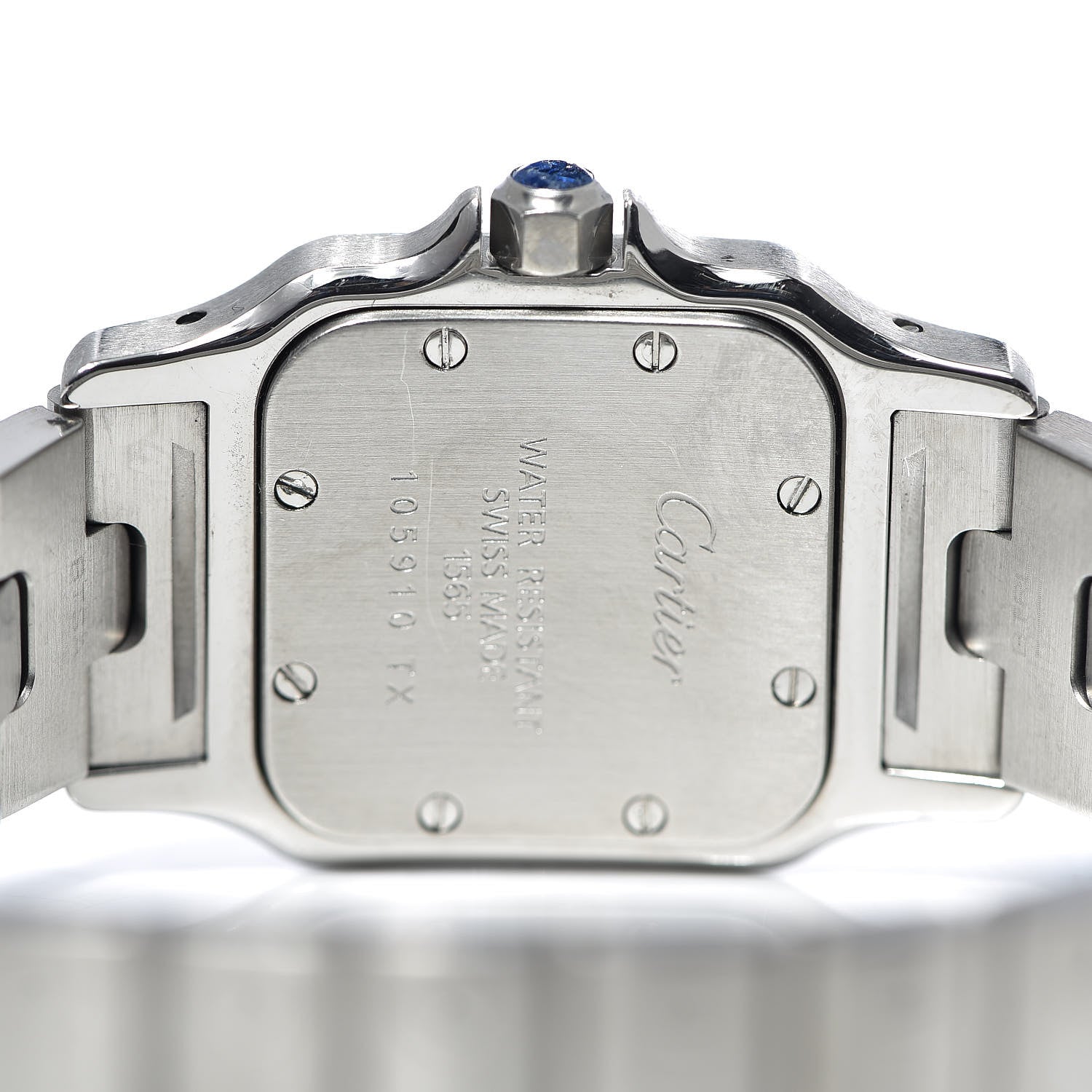 Cartier Stainless Steel 24mm Santos de Galbee Quartz Watch 5 of 9