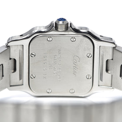Cartier Stainless Steel 24mm Santos de Galbee Quartz Watch 5 of 9