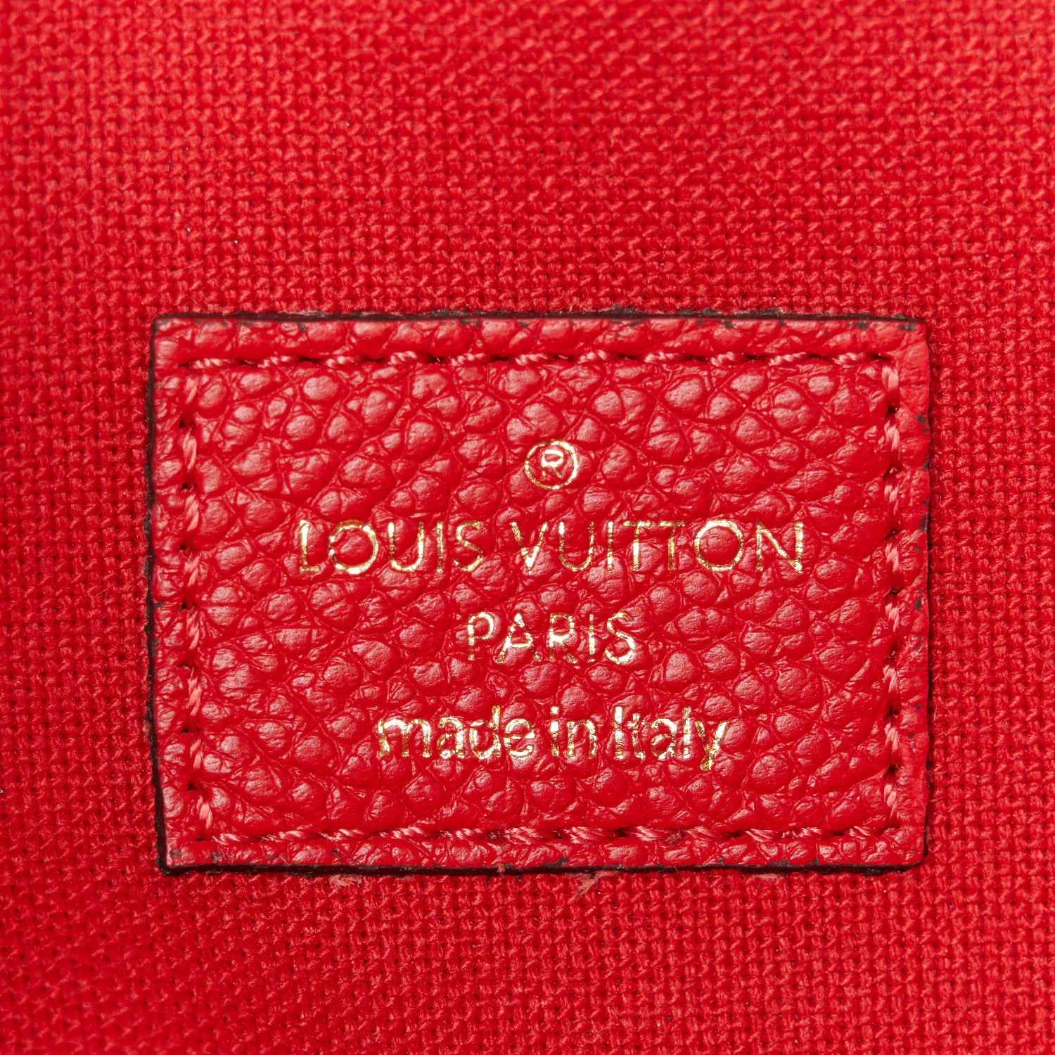 Louis Vuitton Empreinte Pochette Felicie Chain Wallet Scarlet 7 of 14