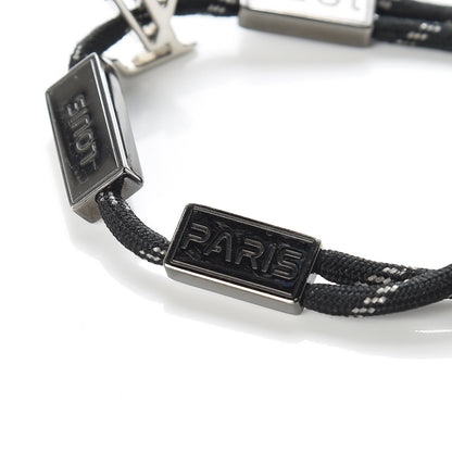 Louis Vuitton Nylon LV Satellite Bracelet M Black 6 of 8