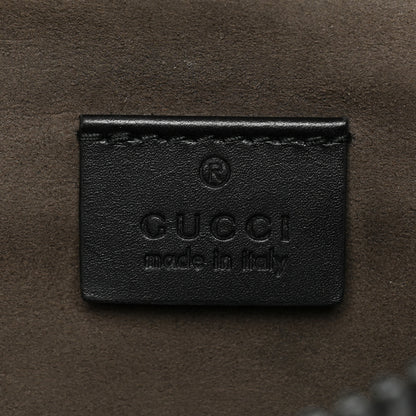 Gucci GG Supreme Monogram Belt Bag Black 7 of 11