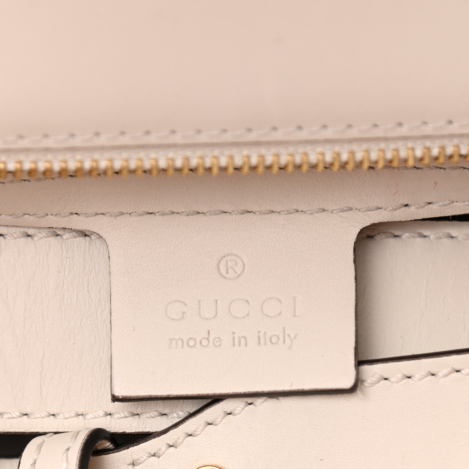 Gucci Calfskin Small Sylvie Shoulder Bag Off White 6 of 17