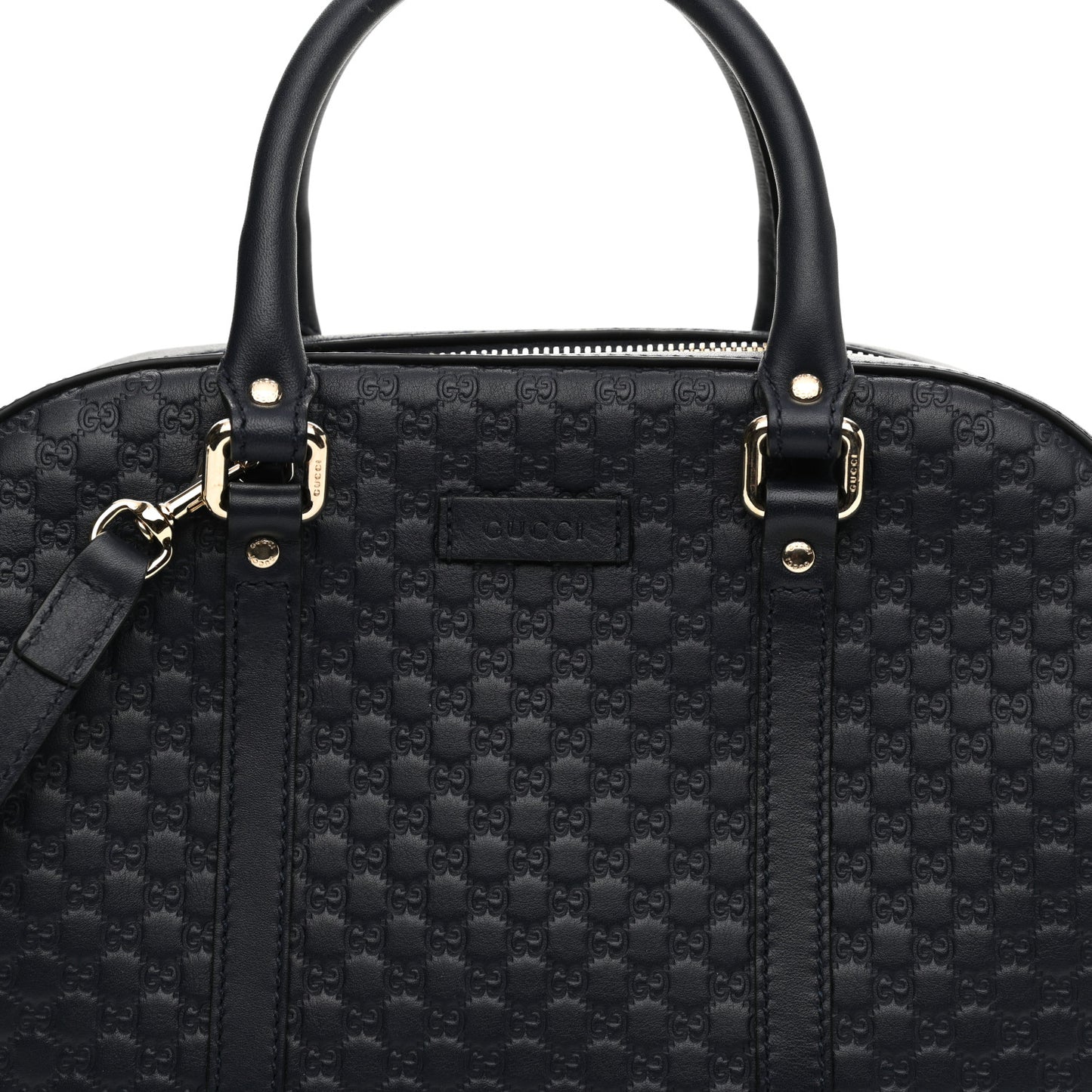 Microguccissima Medium Crossbody Bag Blue
