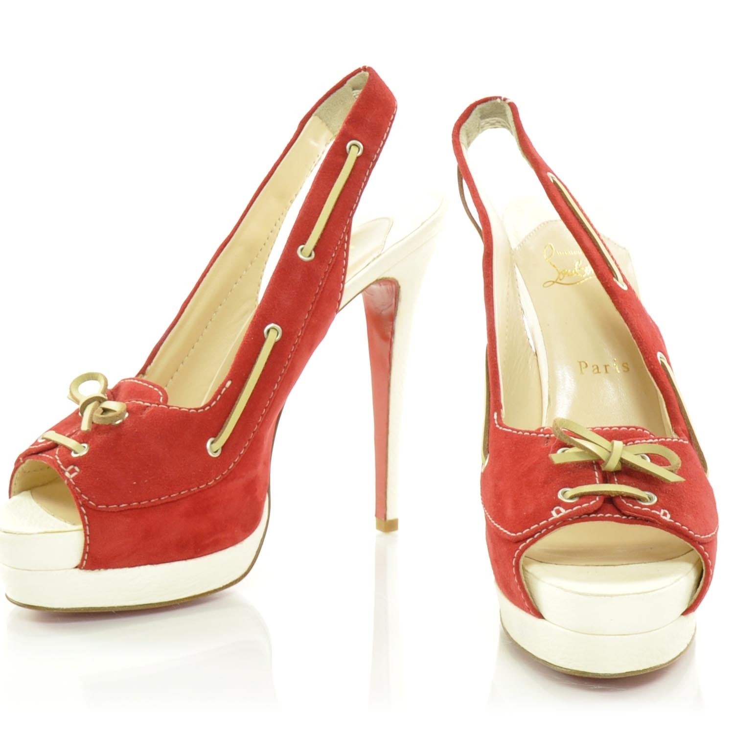 Christian Louboutin Suede Jefferson Plato 140 Pumps 39 1 of 7