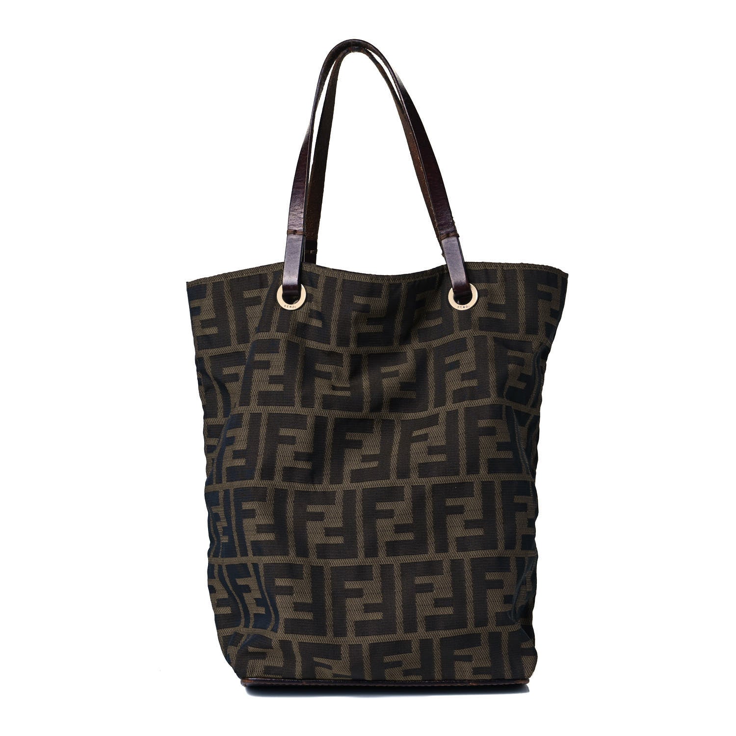 Fendi Zucca Mini Tote Tobacco 1 of 15