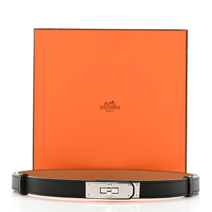 Hermes Epsom Kelly Belt Black 5 of 5