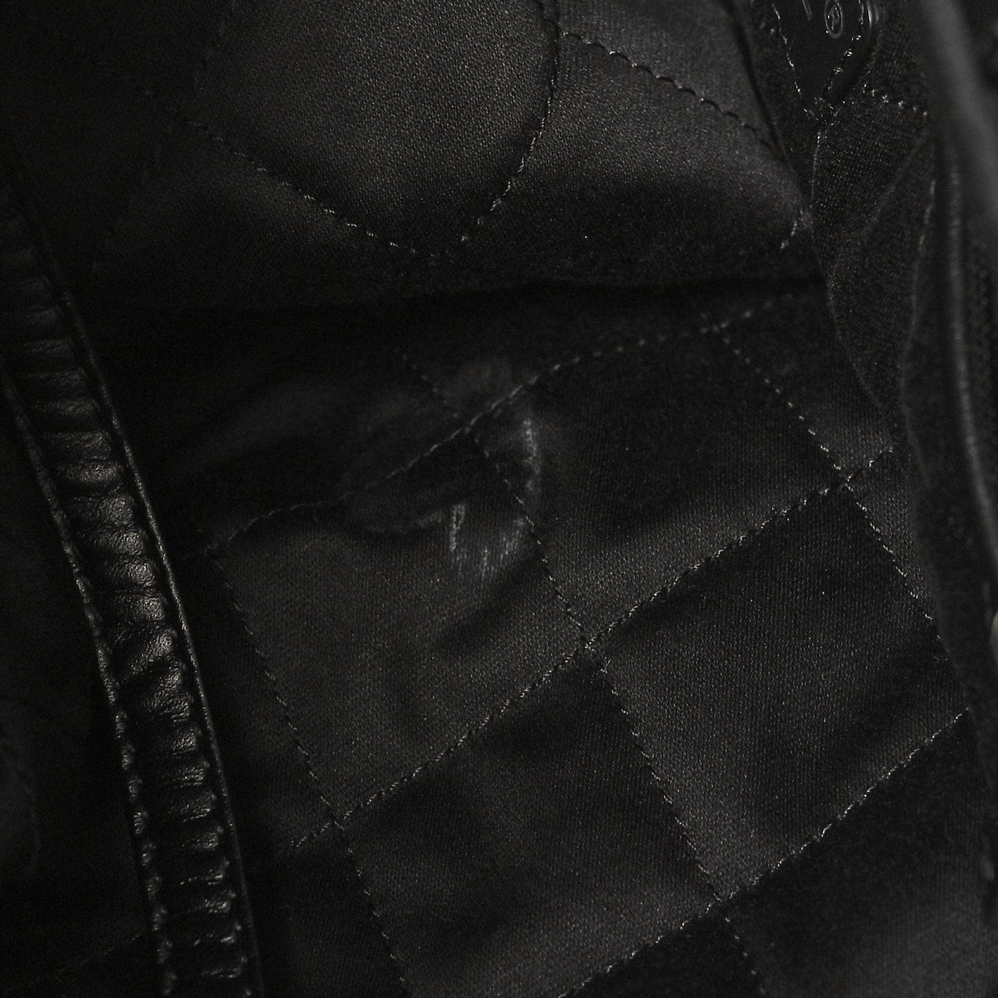 Shiny Calfskin Quilted Chanel 22 Backpack So Black