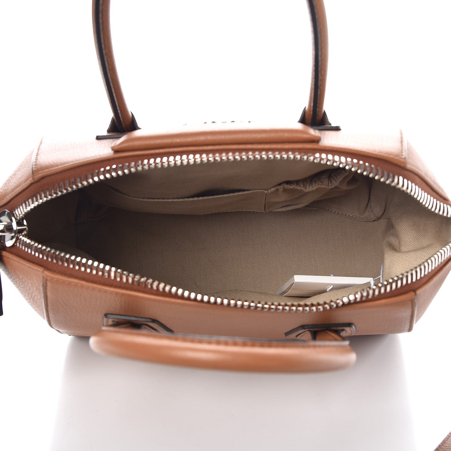 Sugar Goatskin Small Antigona Caramel
