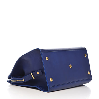 Saint Laurent Calfskin Medium Classic Y Cabas Navy 4 of 16