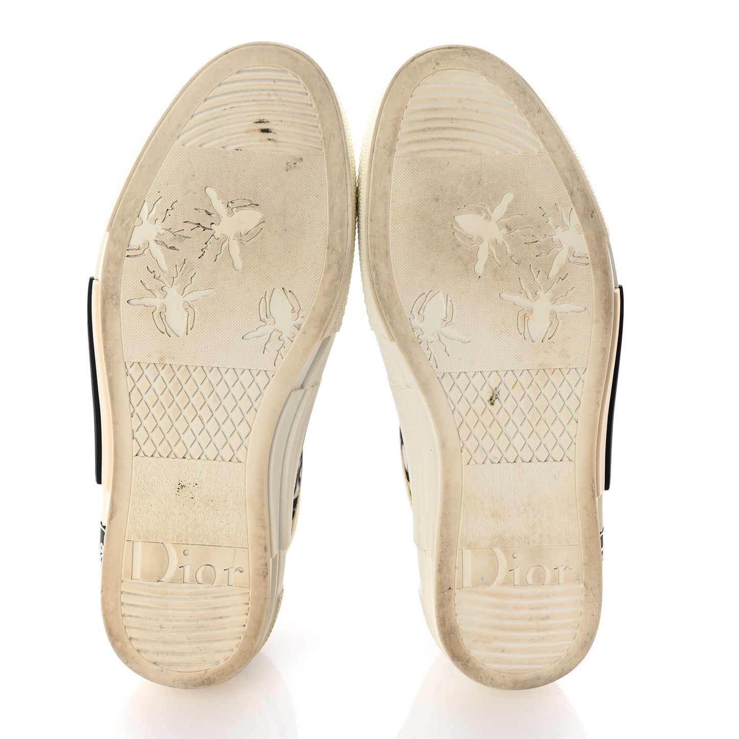 Technical Canvas Oblique Oblique B23 Low Top Sneakers 40 White Black