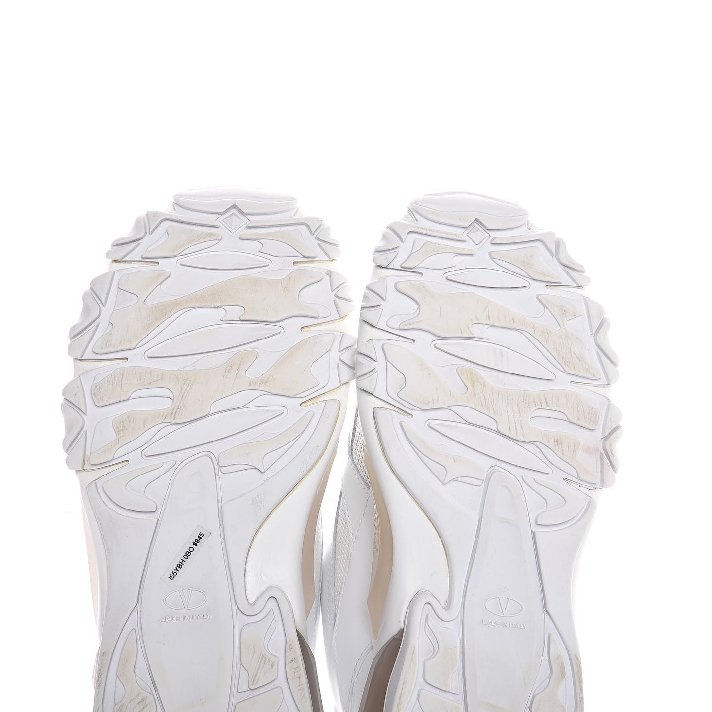Calfskin Womens Bounce Sneakers 37 White