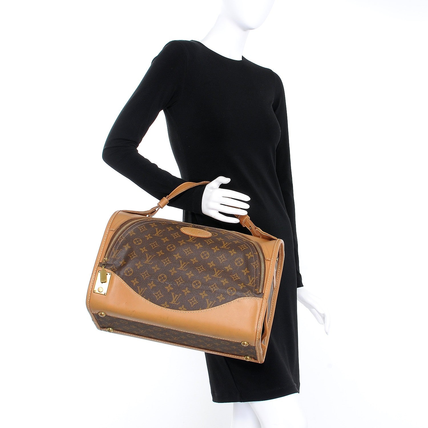 Louis Vuitton Monogram French Company Pet Carrier 2 of 13