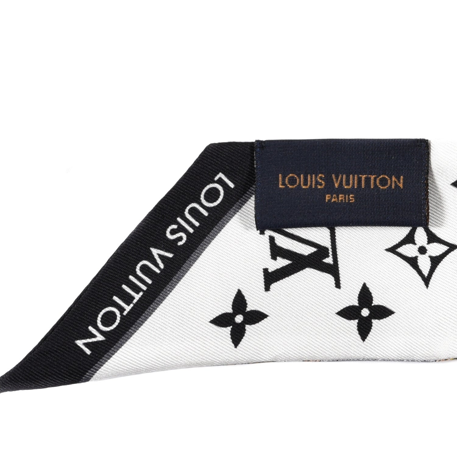 Louis Vuitton Silk Monogram Let's Go BB Bandeau Black 3 of 3