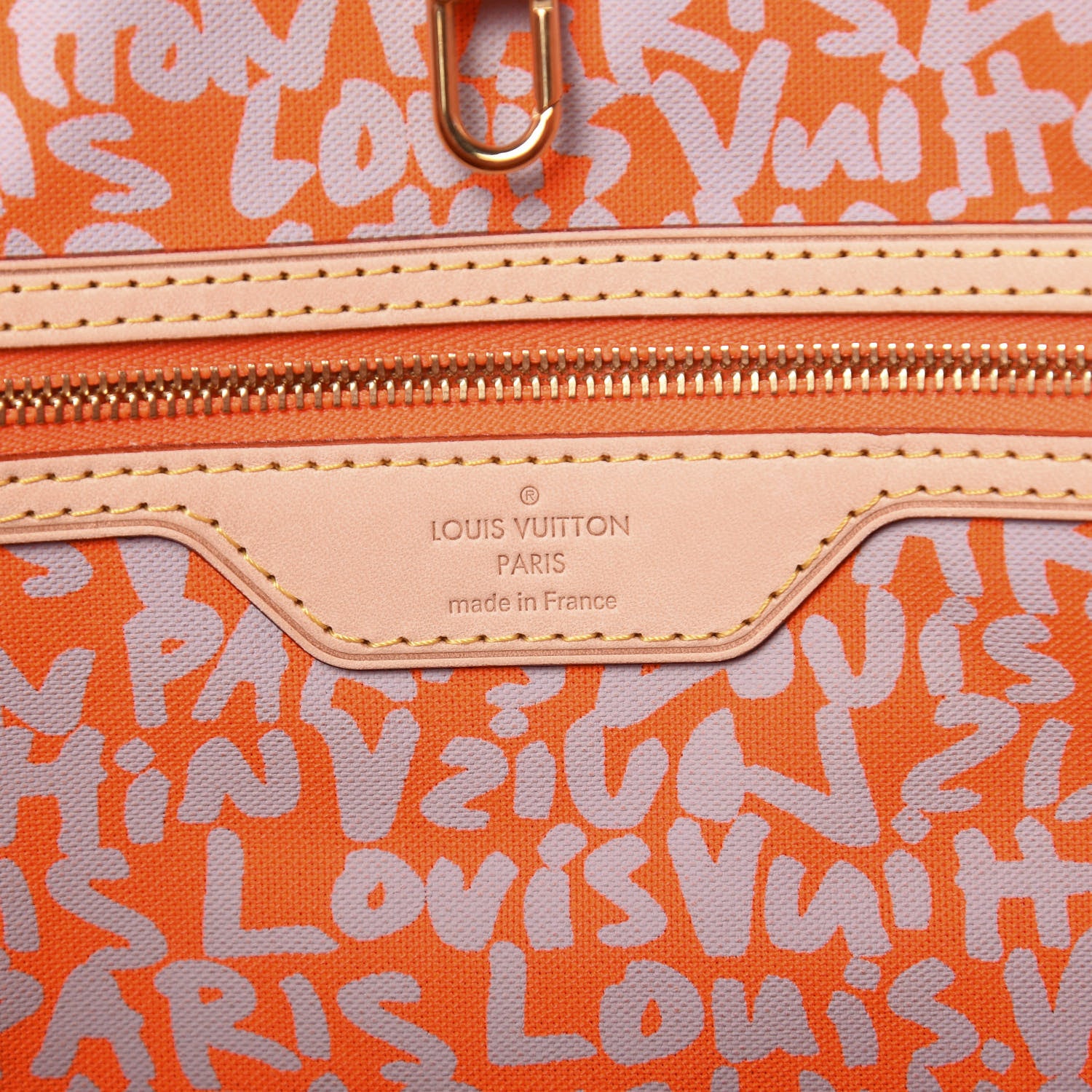 Louis Vuitton Monogram Graffiti Neverfull GM Orange 6 of 10