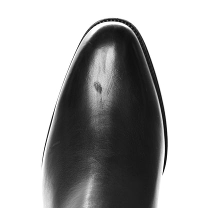 Saint Laurent Calfskin Mens Wyatt Chelsea Boots 41 Black 9 of 10