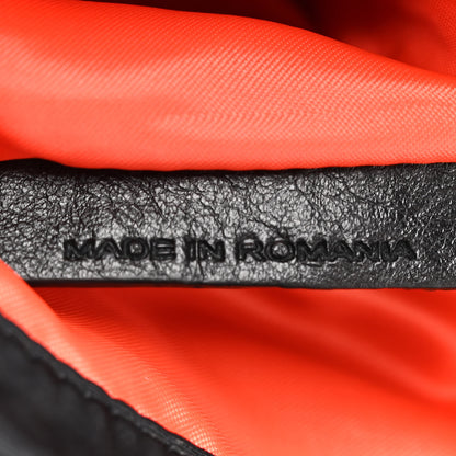 Alexander McQueen Nylon Graffiti Skull Small Crossbody Bag Black White 8 of 12