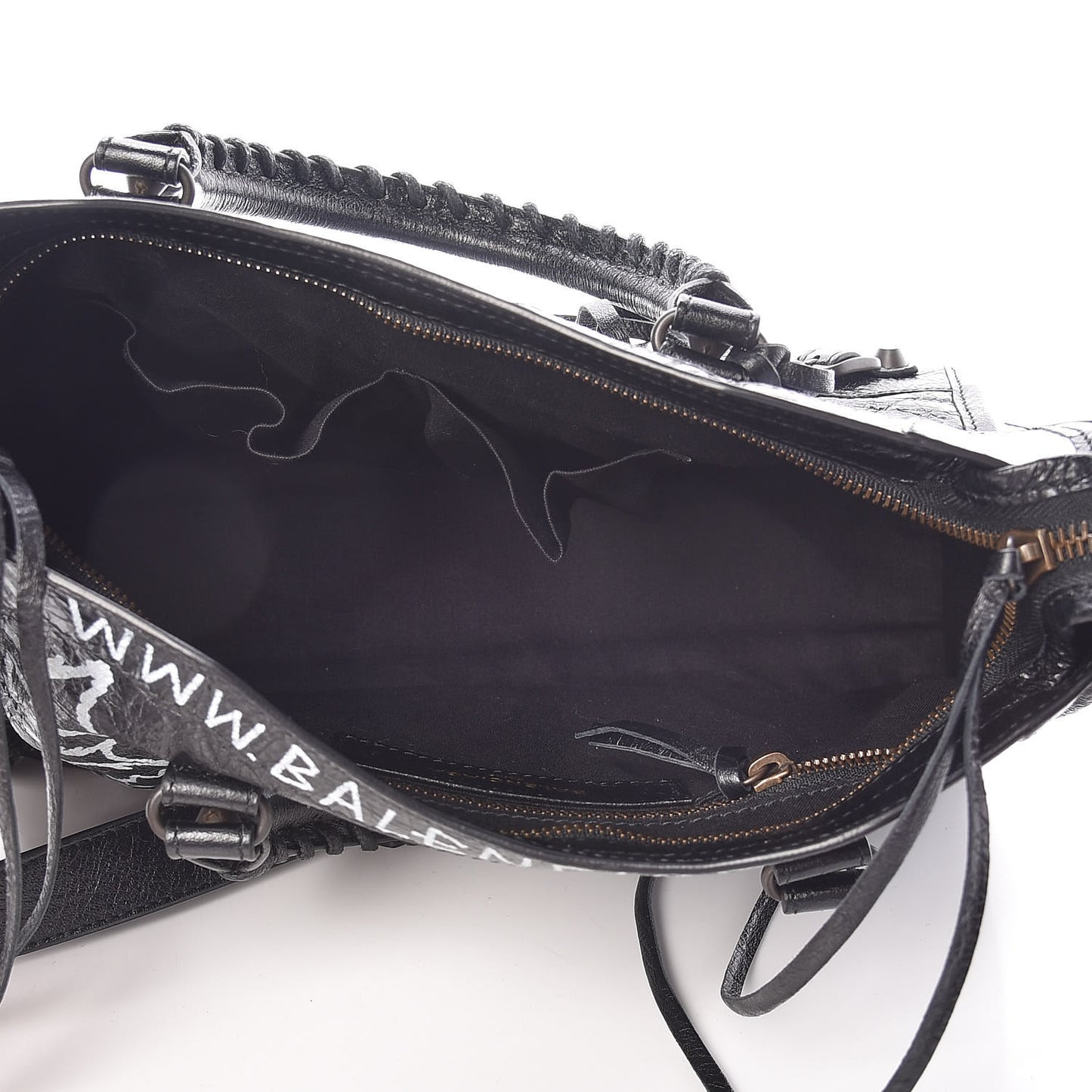 Agneau Classic Hardware Graffiti All Over S City Black