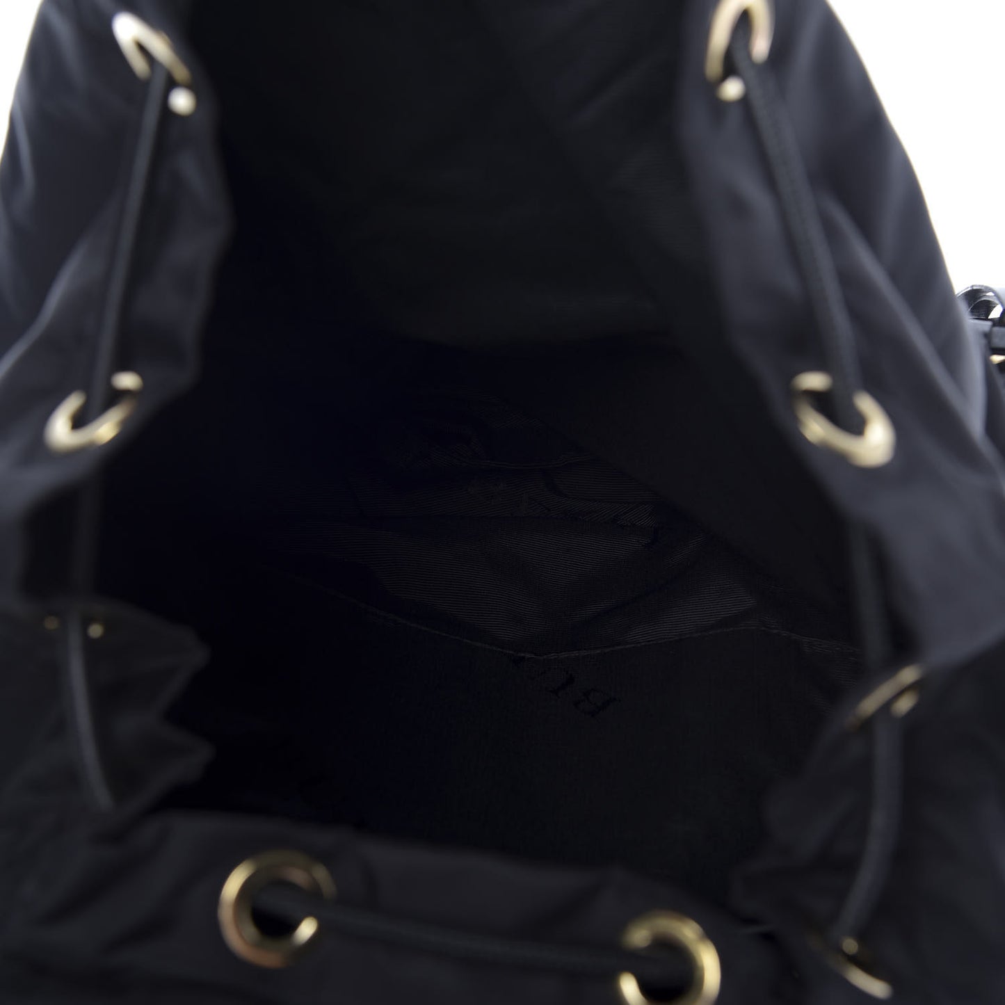 Prorsum Nylon Rucksack Backpack Black