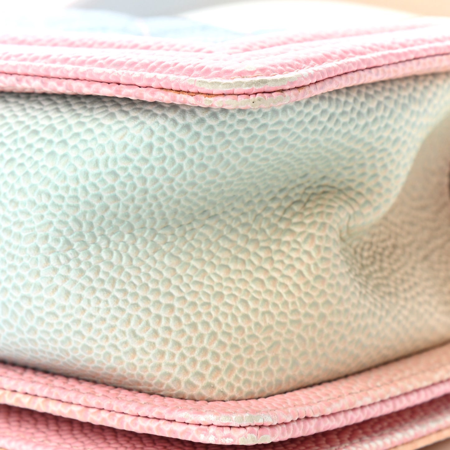 Caviar Quilted Small Cuba Rainbow Boy Flap Multicolor